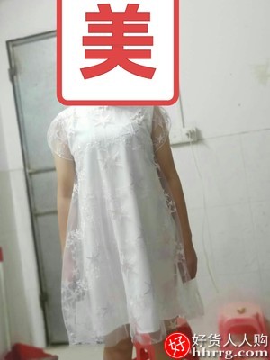 复古改良版旗袍式连衣裙，短款矮小个子中国风裙子插图
