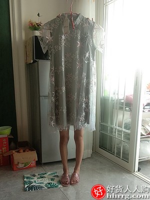 复古改良版旗袍式连衣裙，短款矮小个子中国风裙子插图2