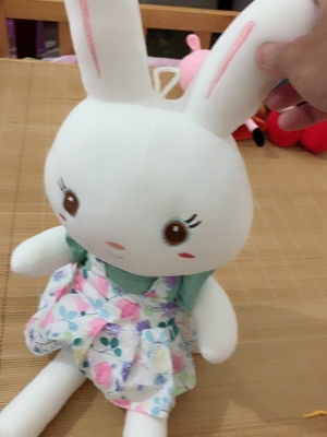 女孩兔子毛绒玩具，玩偶公仔小兔子布娃娃插图3