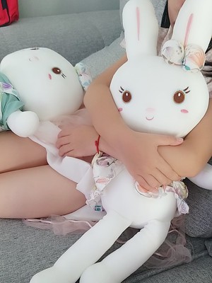 女孩兔子毛绒玩具，玩偶公仔小兔子布娃娃插图5