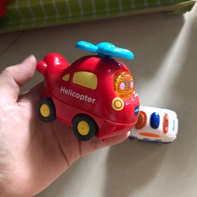 VTech伟易达轨道车玩具，警车拼装拼接轨道玩具