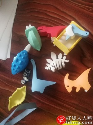 哈福恐龙乐园组装，拼装三角仿真动物模型玩具插图3