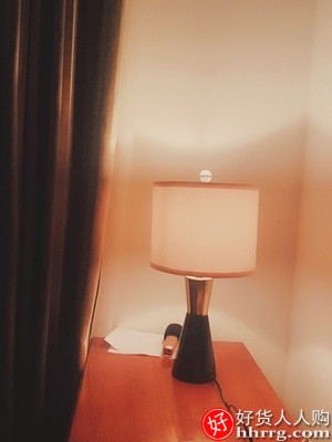 轻奢后现代美式台灯，卧室装饰床头灯插图1