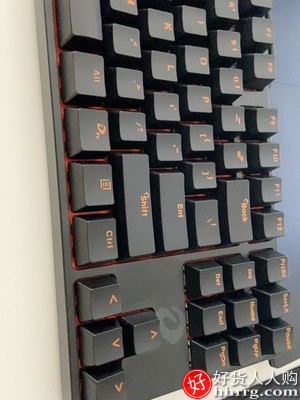 达尔优机械键盘dk100，黑青红茶轴有线87/104键插图6