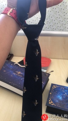 GIEVES CHARLES真丝刺绣男士领带，意大利风格领带插图6