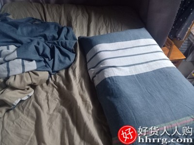 南极人全棉学生宿舍床上三件套，纯棉床单被套被罩插图1