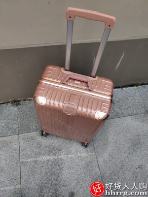 卡帝乐鳄鱼旅行箱行李箱，小型铝框拉杆箱万向轮密码箱插图