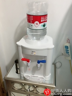 美的饮水机，小型台式桶装水饮水器插图2