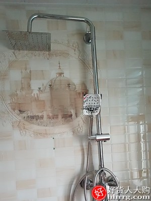 千家乐淋浴花洒套装，全铜挂墙式淋浴器插图3