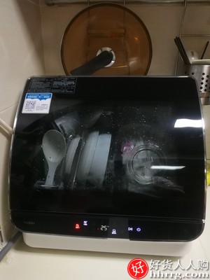 海尔6套台式洗碗机，小海贝家用刷碗机HTAW50STGB插图5