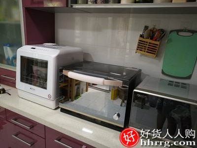 德国逸臣洗碗机家用，小型全自动台式消毒柜刷碗机插图1