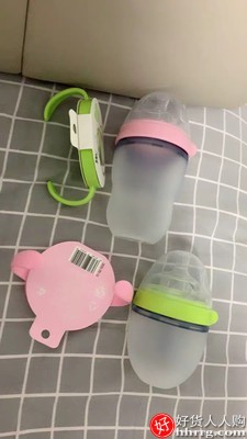 comotomo可么多么奶瓶，新生婴儿硅胶防摔防呛奶防胀气插图3