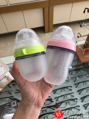 comotomo可么多么奶瓶，新生婴儿硅胶防摔防呛奶防胀气插图4