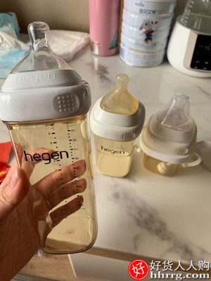 新加坡Hegen新生儿宽口奶瓶，PPSU婴儿奶瓶插图6