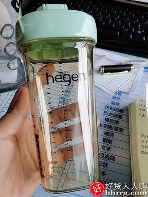 Hegen新加坡原装进口水杯，限量版宽口径PPSU奶瓶330ml插图4