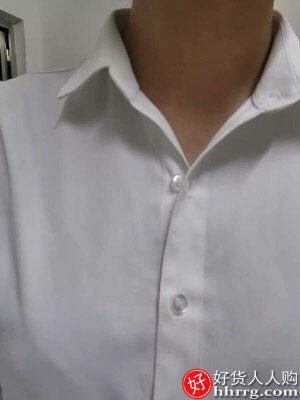 秋冬长袖方领女式衬衫，白色职业衬衣插图3
