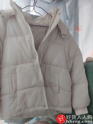 冬季羽绒棉服短款外套，韩版宽松面包服女插图1