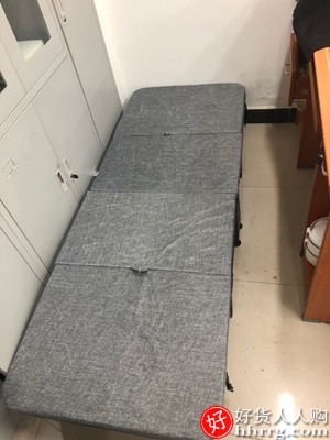 办公室午休折叠床，单人四折简易硬板床插图5