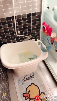 宝得笑budsia儿童洗澡桶，婴儿浴盆可坐躺浴桶插图