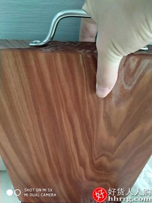 江南正宗铁木砧板菜板，家用长方形实木切菜板插图5