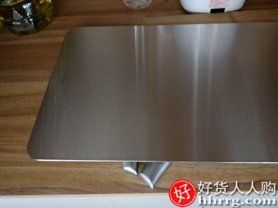 爱格316不锈钢切菜板，厨房家用砧板案板擀揉和面板插图6