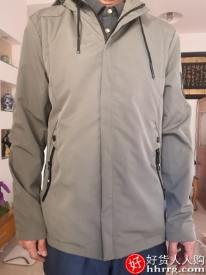 南极人夹克男，韩版休闲加绒加厚宽松棒球服上衣插图6