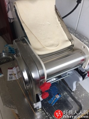 俊媳妇家用压面机，不锈钢电动小型面条机饺子皮机插图2