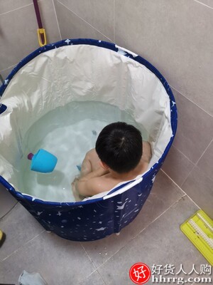 折叠加热沐浴洗澡桶泡澡桶，家用坐浴盆全身浴桶浴缸插图2