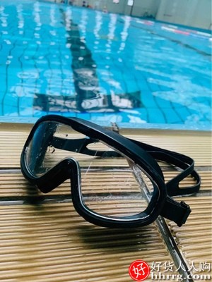 COPOZZ防水防雾泳镜，大框近视高清游泳眼镜泳帽套装插图4