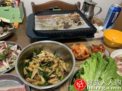 志高火锅烧烤一体锅，韩式电烤盘无烟涮烤鱼炉煎饼锅插图1