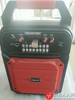 华宝D802蓝牙音箱，带无线话筒大音量户外手提广场舞音响插图3