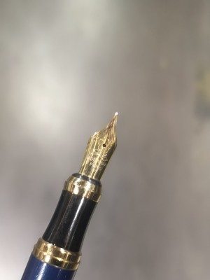 法国梦特娇凡尔赛钢笔，专用练字美工笔弯头墨囊墨水笔插图2