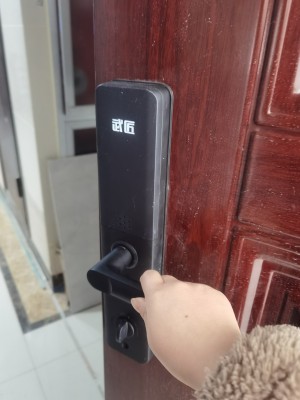 武匠指纹锁家用防盗门密码锁，智能门锁电子锁通用大门锁插图4