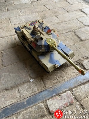 超大号遥控坦克，充电动履带式金属坦克模型插图4