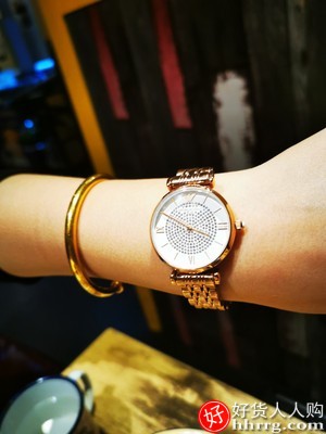 Armani阿玛尼手表满天星女表，镶钻石英表轻奢腕表插图3