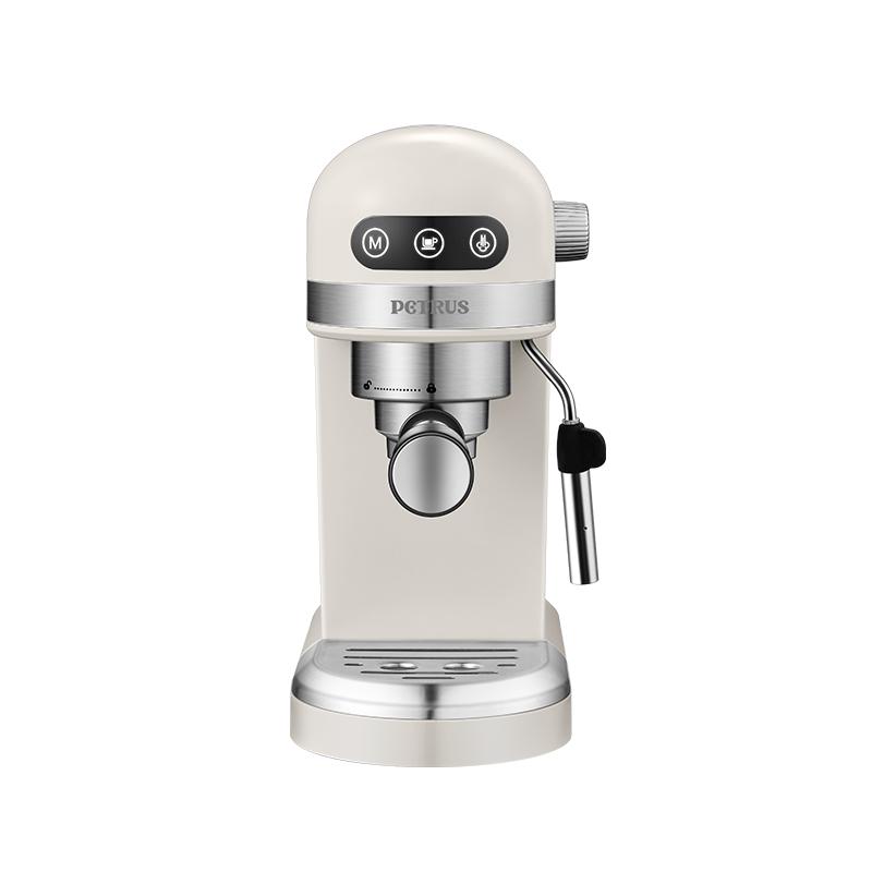 柏翠3366小白醒醒意式浓缩咖啡机 小型全半自动蒸汽打奶泡美式