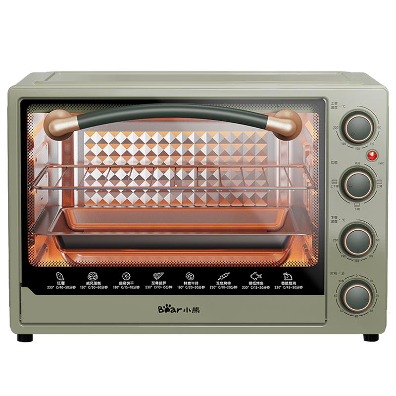 小熊烤箱DKX-B40R2 4无极旋钮 3种烘焙模式