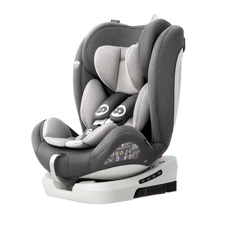 路途乐儿童安全座椅 汽车用宝宝车载360度旋转可坐躺路路熊AIR V