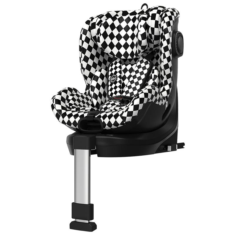 HBR虎贝尔E360儿童安全座椅 宝宝婴儿车载0-12岁360度旋转
