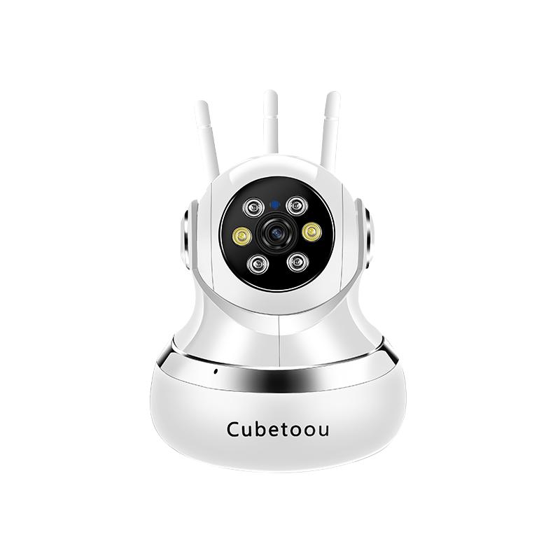 Cubetoou无线360度摄像头Z16H 无死角室内室外摄影高清夜视家用监控器