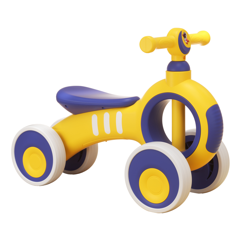 拎拎兔儿童平衡车 1一3岁宝宝学步车无脚踏滑行四轮溜溜车