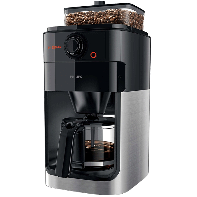 飞利浦美式HD7761咖啡机，全自动家用小型研磨一体机