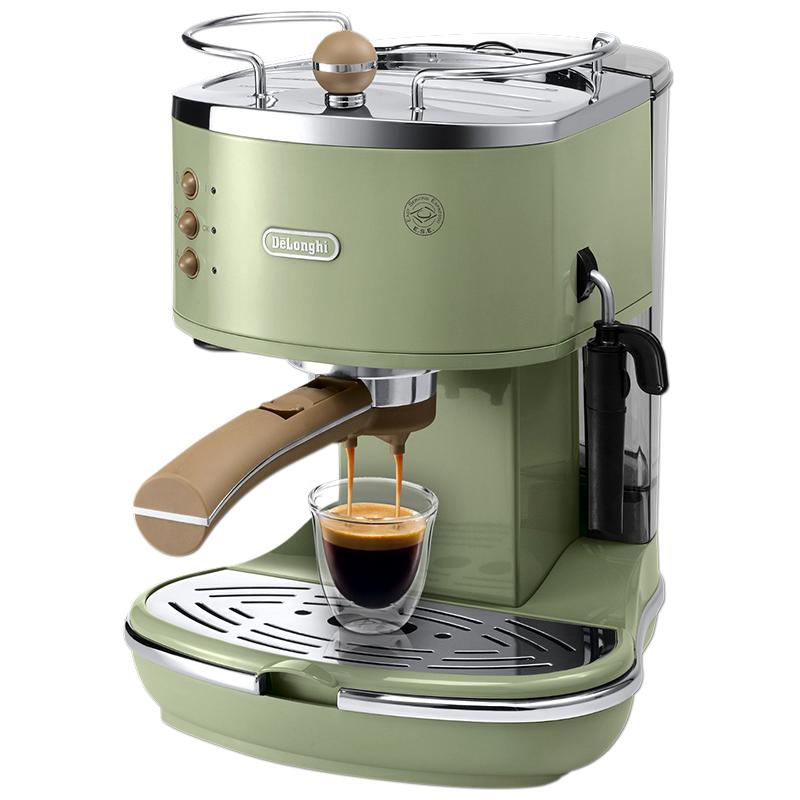 Delonghi/德龙咖啡机ECO310，半自动意式泵压家用奶泡一体