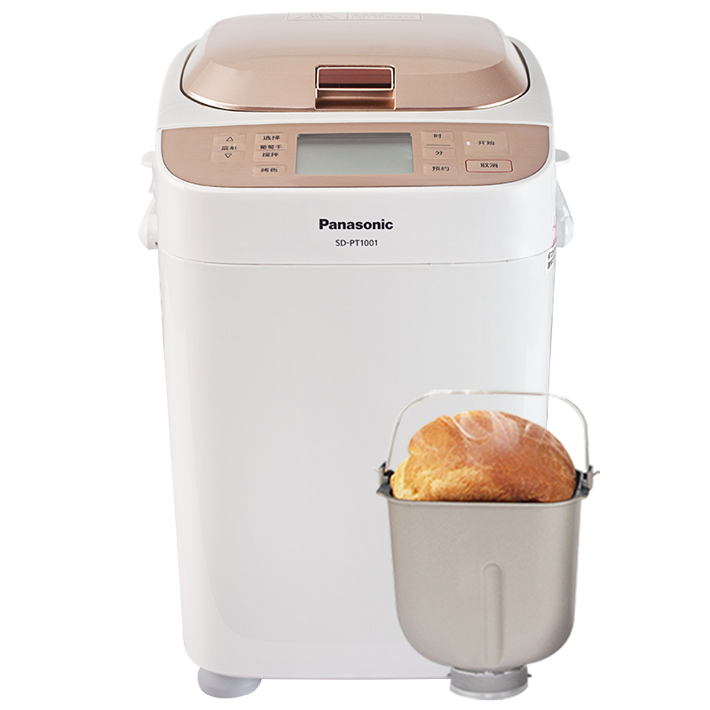 松下PT1001面包机，家用全自动面发酵揉面机