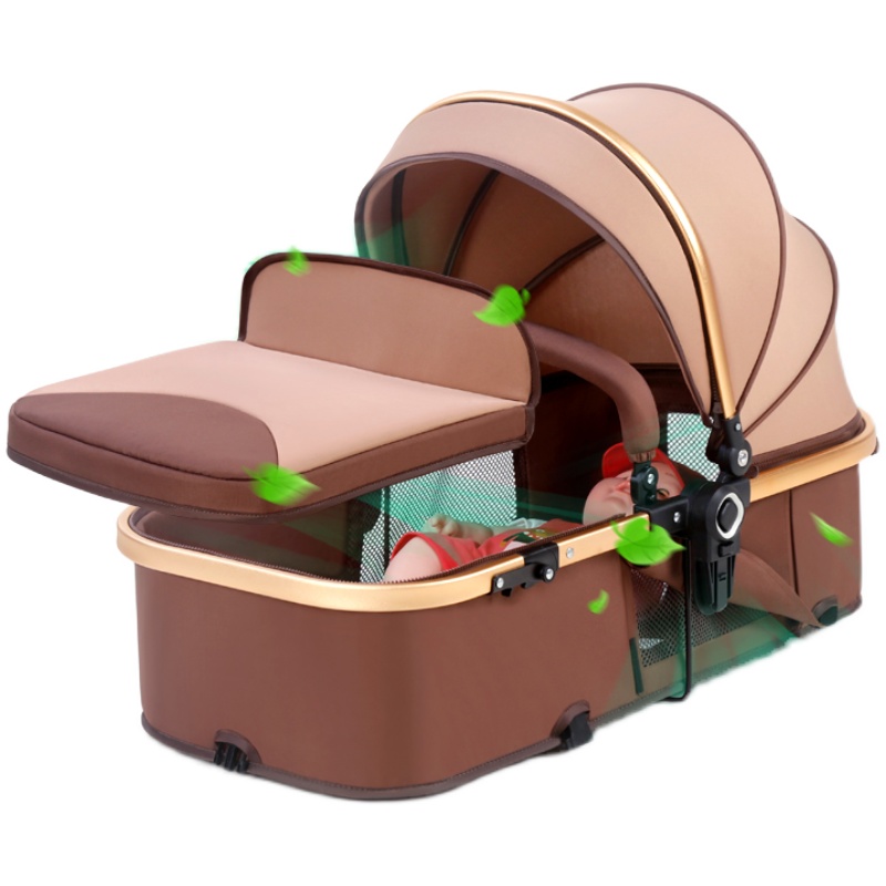 阿克洛婴儿推车，可坐可躺轻便折叠减震双向新生儿童宝宝推车