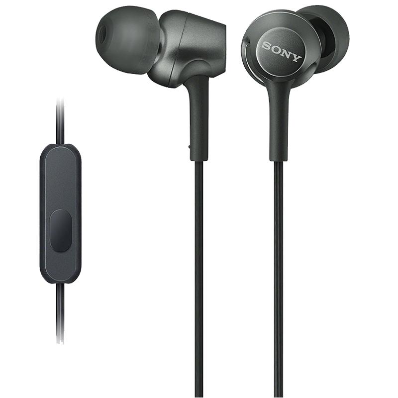 Sony/索尼MDR-EX255AP入耳式耳机，有线带麦重低音炮有线耳机
