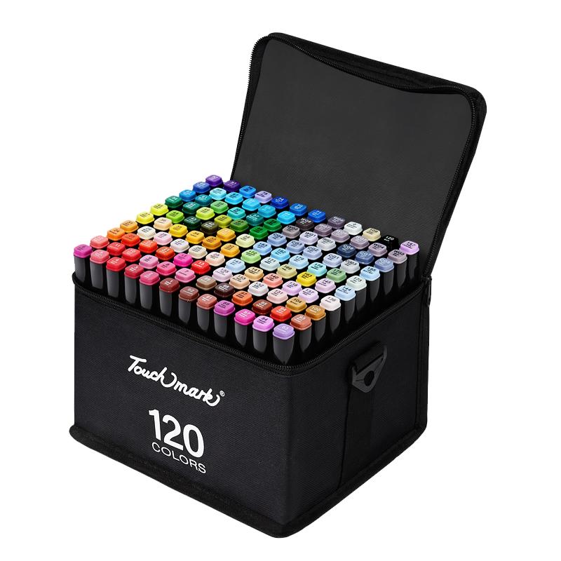 Touch mark双头马克笔套装，学生专用40/60/80/48色24色36色正版绘画笔