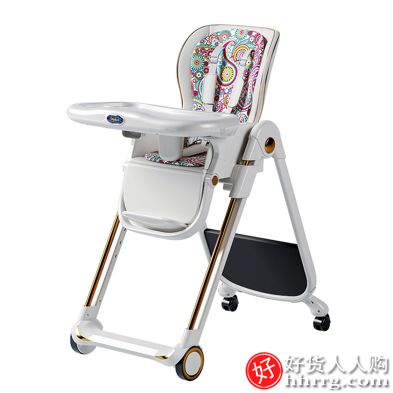 playkids宝宝餐椅可折叠家用h9座椅