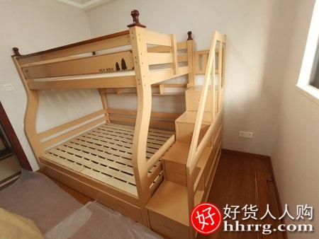 名轩阁上下床双层床MXG6823，多功能小户型全实木高低床插图2