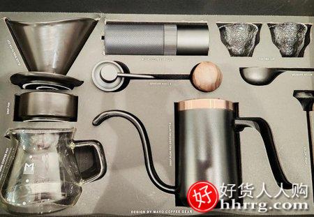 MAVO手冲咖啡壶套装BOX-001，手冲壶磨豆机分享壶滤杯插图1